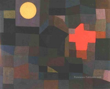  lune Tableau - Feu Pleine Lune Paul Klee